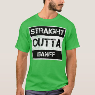 Straight Outta Banff National Park Canada Vintage  T-Shirt