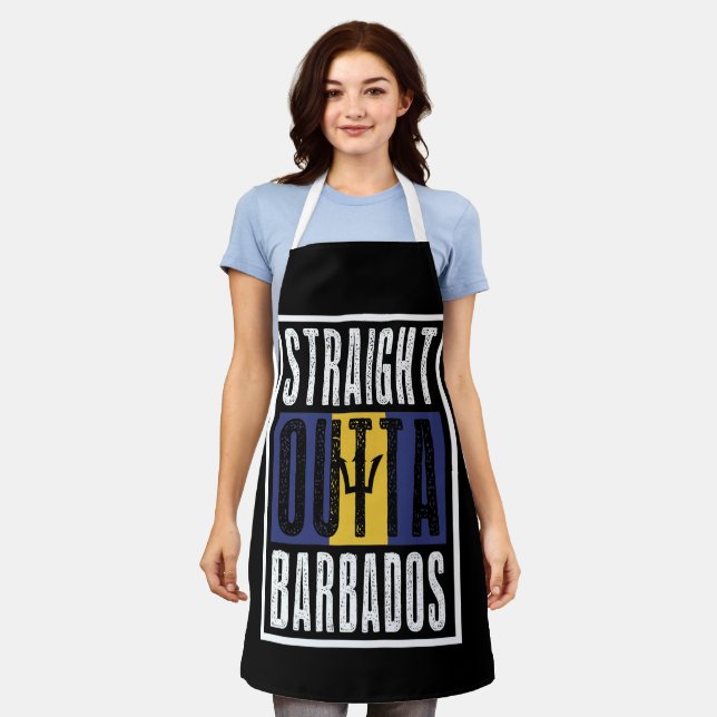 Straight Outta Barbados Apron (Worn)