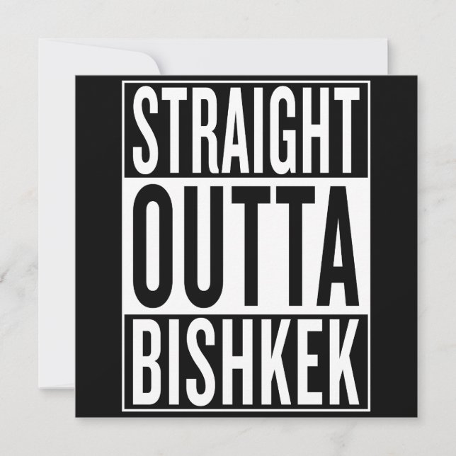 straight outta Bishkek (Front)