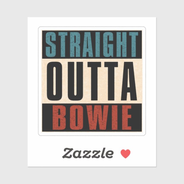 Straight Outta Bowie Maryland MD (Sheet)
