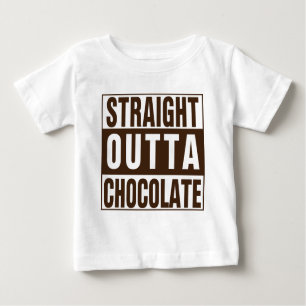 Straight Outta Brown Chocolate Baby T-Shirt