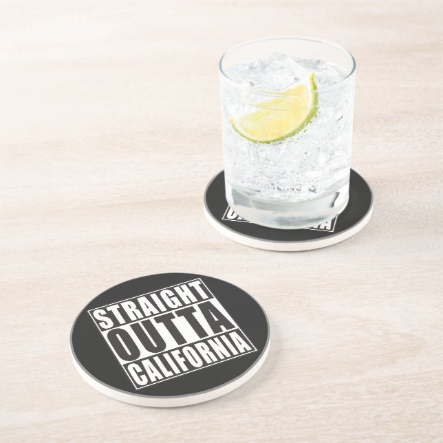 Straight Outta California Coaster (Side)