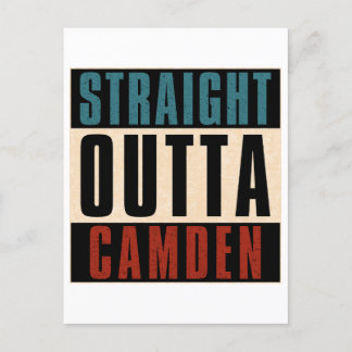 Straight Outta Camden New Jersey NJ Postcard