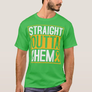 Straight Outta Chemo Childhood Cancer Awareness T-Shirt