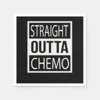 Straight Outta Chemo Funny Battle Cancer Gift