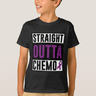Straight Outta Chemo Pancreatic Cancer Survivor T-Shirt