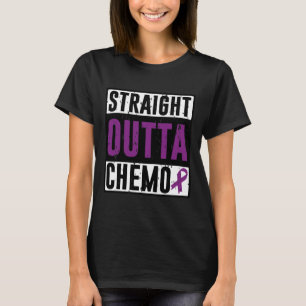 Straight Outta Chemo Pancreatic Cancer Survivor T-Shirt