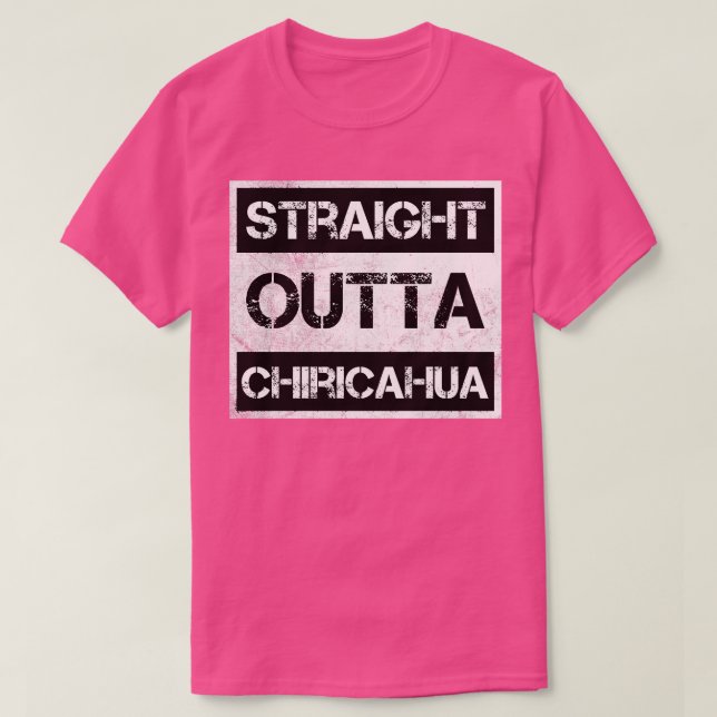 Straight Outta Chiricahua National Monument Vintag T-Shirt (Design Front)