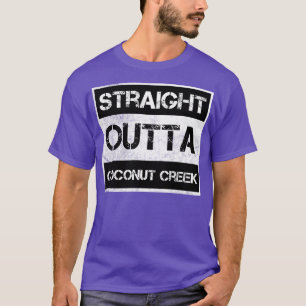 Straight Outta Coconut Creek city Florida Vintage T-Shirt