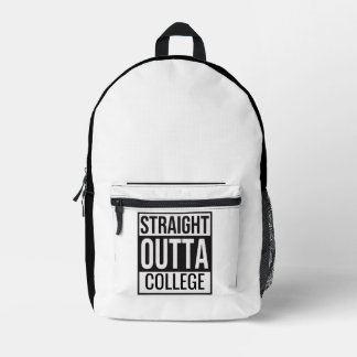 Straight Outta College Backpack