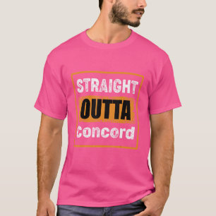 Straight Outta Concord North Carolina Usa Vintage T-Shirt