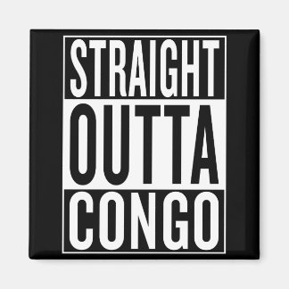 straight outta Congo Magnet