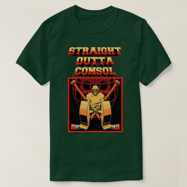STRAIGHT OUTTA CONSOL T-Shirt (Design Front)
