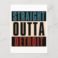 Straight Outta Detroit Michigan MI