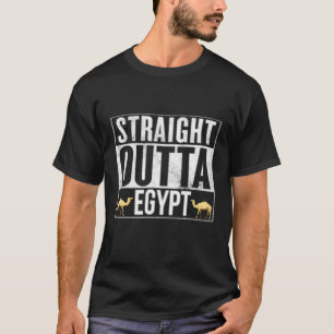 Straight Outta Egypt Camel Jewish Travel T-Shirt
