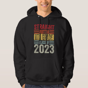 Straight Outta Eighth Grade 2023 8th Grade Graduat Hoodie