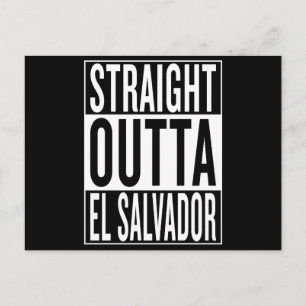 straight outta El Salvador Postcard