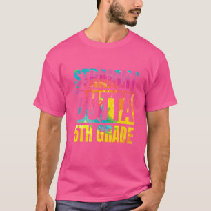 Straight Outta Fifth Grade Teacher Student Design T-Shirt