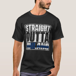 Straight Outta Finland Flag T-Shirt