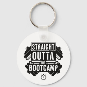 Straight Outta Fitness gym Workout Key Ring