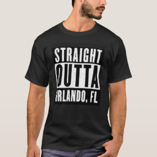 Straight Outta FLORIDA  ORLANDO Home V Neck T-Shirt