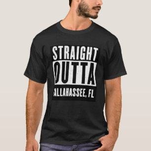 Straight Outta FLORIDA  TALLAHASSEE Home V Neck T-Shirt