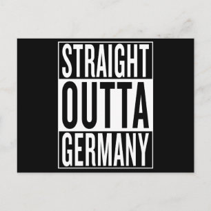 straight outta Germany Postcard