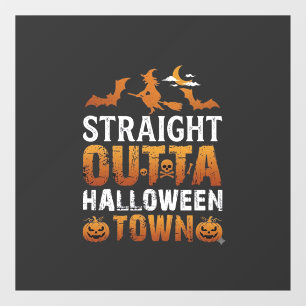 Straight Outta Halloween Town Witch Moon Bats Pump