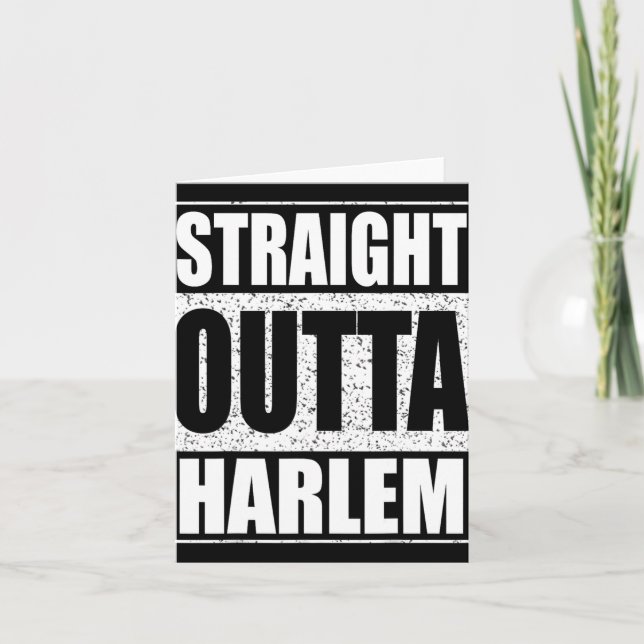 Straight Outta Harlem  Card (Front)