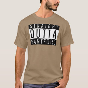 Straight Outta Hartford Connecticut Oversized T-Shirt