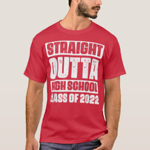 Straight Outta High School Class Of 2022 Vintage G T-Shirt
