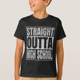 Straight outta high school graduate class of 2025 T-Shirt