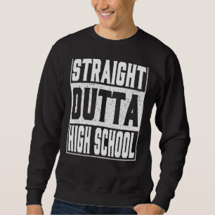 Straight Outta High School Graduation 2022 Boys Gi Sweatshirt