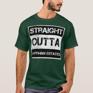 Straight Outta Hoffman Estates village Illinois Vi T-Shirt