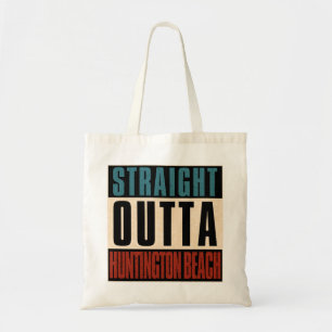 Straight Outta Huntington Beach California CA Tote Bag