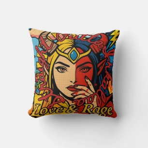 Straight Outta Irkalla Love and Rage t-shirt Cushion
