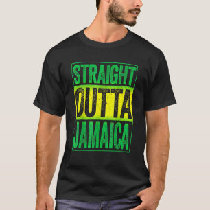 Straight Outta Jamaica  Caribbean Party T-Shirt