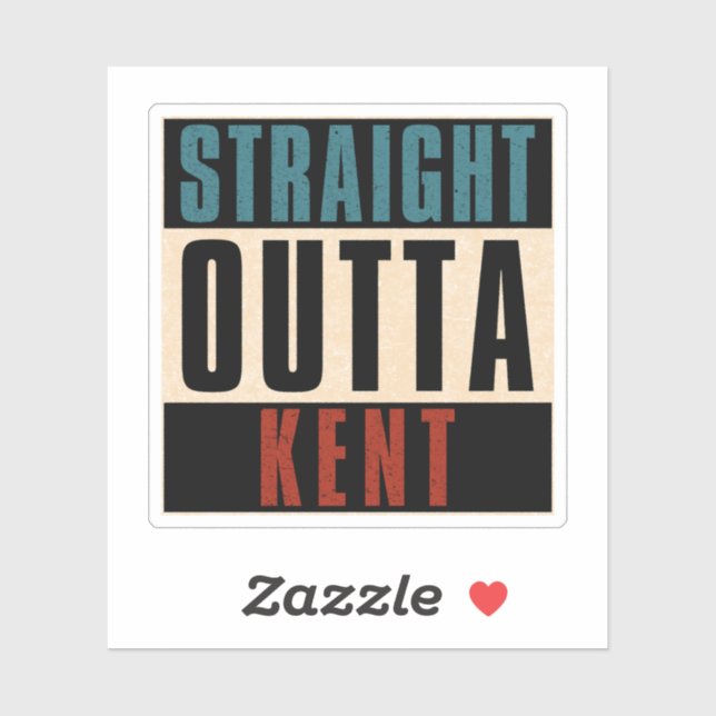 Straight Outta Kent Washington WA (Sheet)