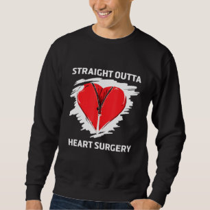 Straight Outta Knee Surgery Retro Get Well 4 Sweatshirt