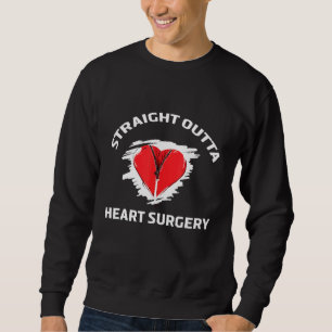 Straight Outta Knee Surgery Retro Get Well 7 Sweatshirt