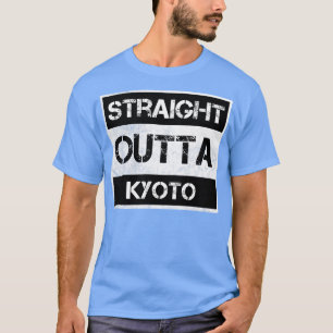 Straight Outta Kyoto Japan Vintage Distressed Souv T-Shirt