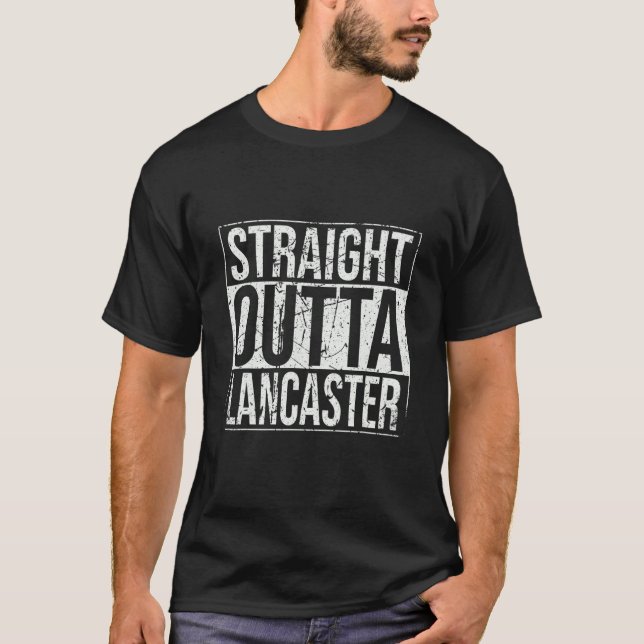 Straight Outta Lancaster Vintage T-Shirt (Front)