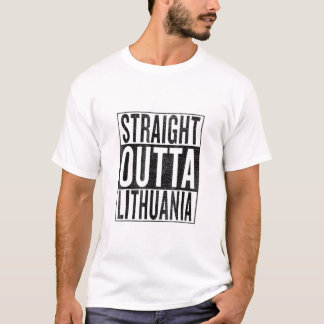 Straight Outta Lithuania Great Travel T-Shirt