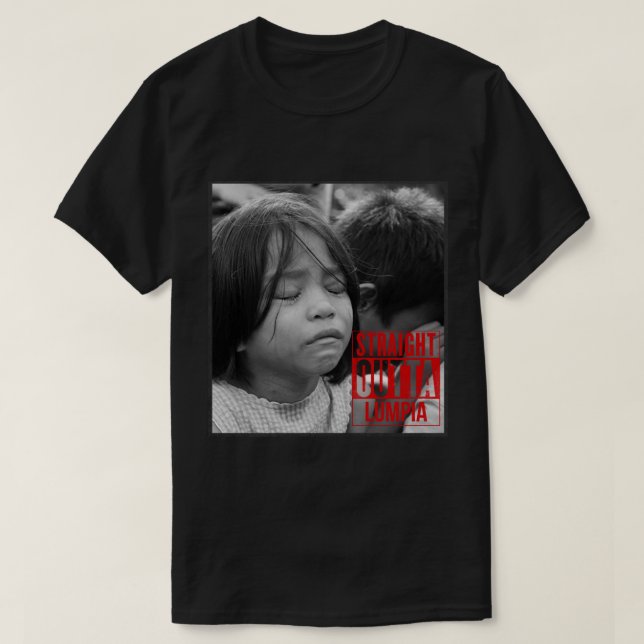 Straight Outta Lumpia T-Shirt (Design Front)