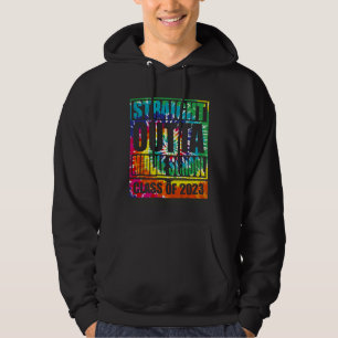 Straight Outta Middle School 2023 Graduation 3 Hoodie