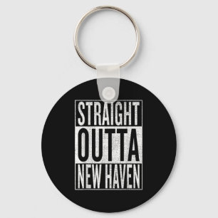 Straight Outta New Haven Great Travel & Key Ring