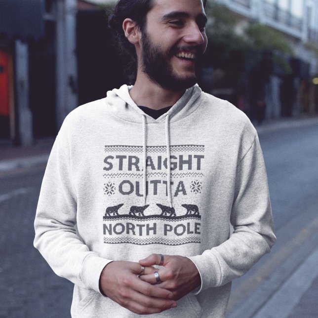 Straight Outta North Pole Hoodie (Creator Uploaded)