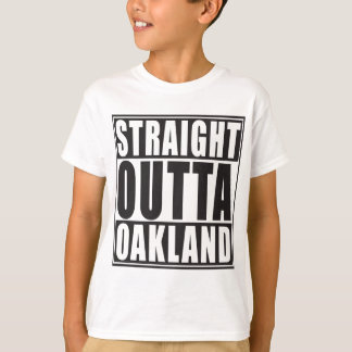 Straight Outta Oakland Black T-Shirt