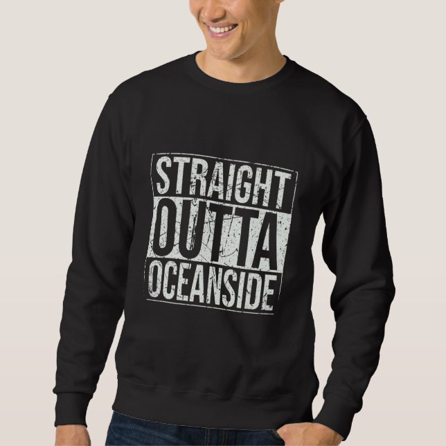 Straight Outta Oceanside Vintage Sweatshirt (Front)