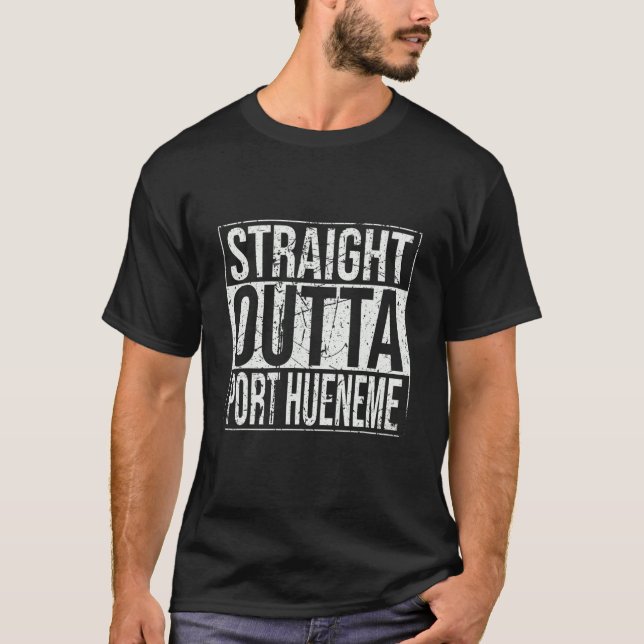 Straight Outta Port Hueneme Vintage T-Shirt (Front)